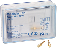 Щеточки Occlubrush™ для быстрой зеркальной полировки, "острый кончик", 3 шт.,Kerr (БЕЗ НДС)